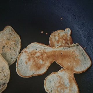 のりとお豆腐のお焼き